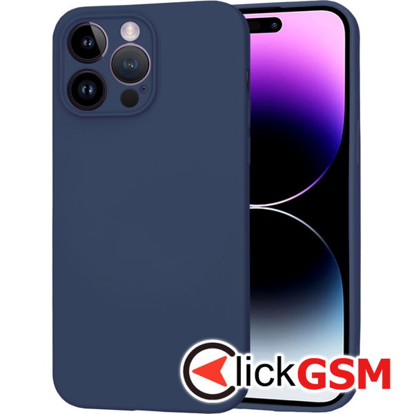 Techsuit - SoftFlex MagSafe - iPhone 14 Pro Max - Navy Blue