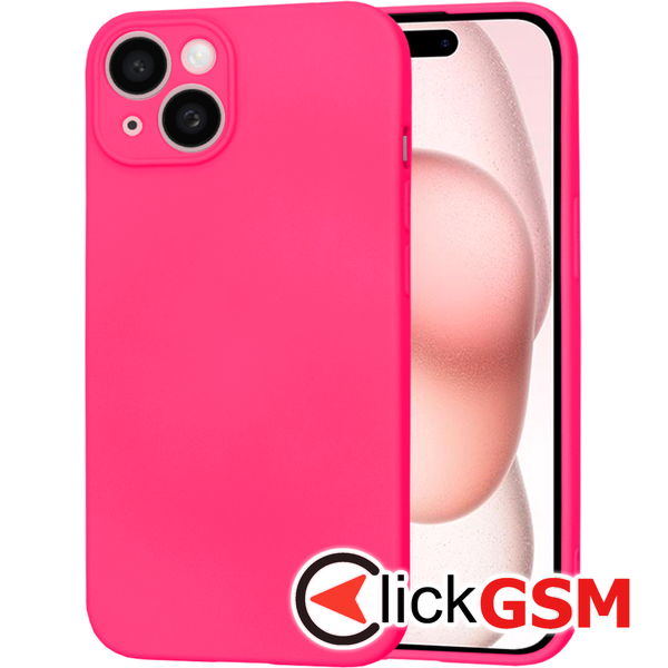 Techsuit - SoftFlex MagSafe - iPhone 15 - Hot Pink