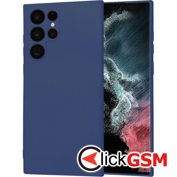 Techsuit - SoftFlex MagSafe - Samsung Galaxy S22 Ultra 5G - Navy Blue