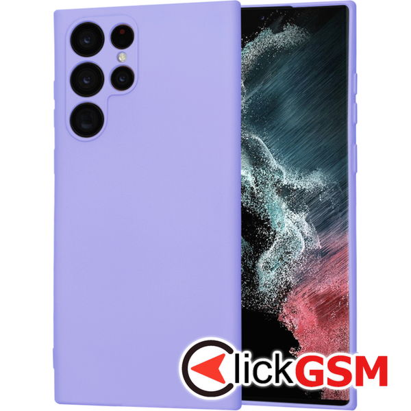 Techsuit - SoftFlex MagSafe - Samsung Galaxy S22 Ultra 5G - Light Purple