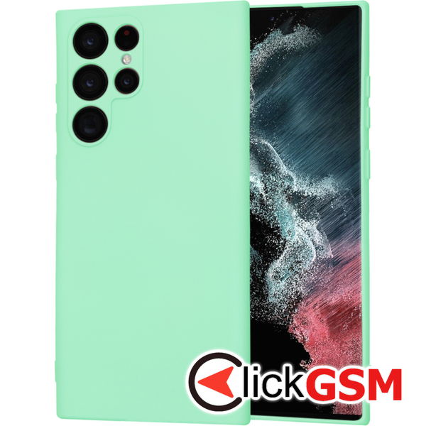 Techsuit - SoftFlex MagSafe - Samsung Galaxy S22 Ultra 5G - Mint Green