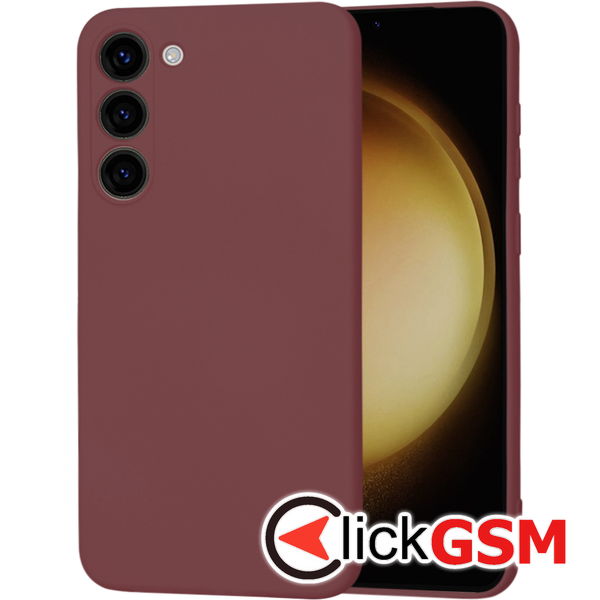 Techsuit - SoftFlex MagSafe - Samsung Galaxy S23 Plus - Plum Red