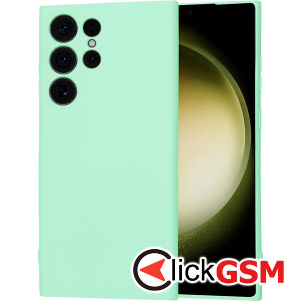 Techsuit - SoftFlex MagSafe - Samsung Galaxy S23 Ultra - Mint Green