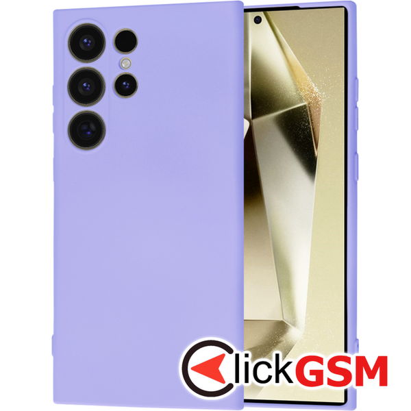 Techsuit - SoftFlex MagSafe - Samsung Galaxy S24 Ultra - Light Purple