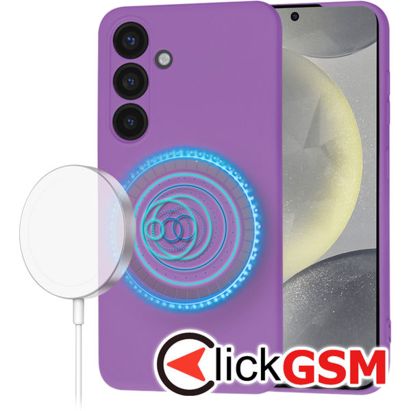 Techsuit - SoftFlex MagSafe - Samsung Galaxy S24 - Purple