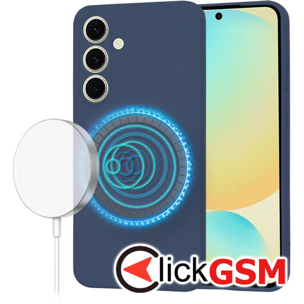 Techsuit - SoftFlex MagSafe - Samsung Galaxy S24 FE - Navy Blue