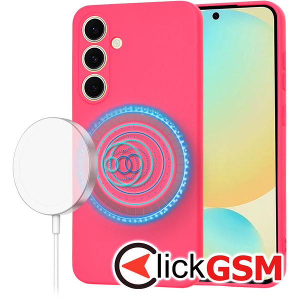 Techsuit - SoftFlex MagSafe - Samsung Galaxy S24 FE - Hot Pink