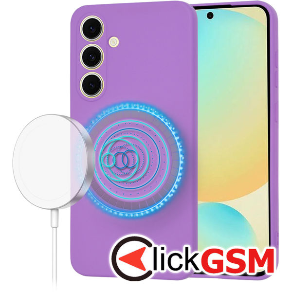 Techsuit - SoftFlex MagSafe - Samsung Galaxy S24 FE - Purple