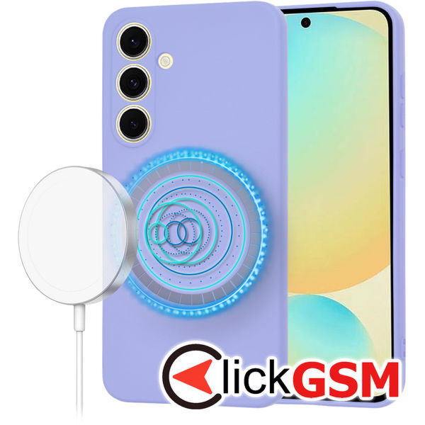 Techsuit - SoftFlex MagSafe - Samsung Galaxy S24 FE - Light Purple