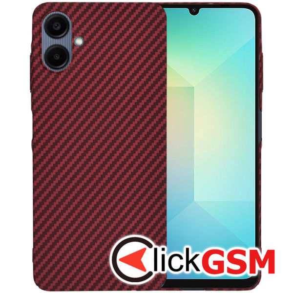 Techsuit - Carbonite FiberShell - Samsung Galaxy A06 - Red