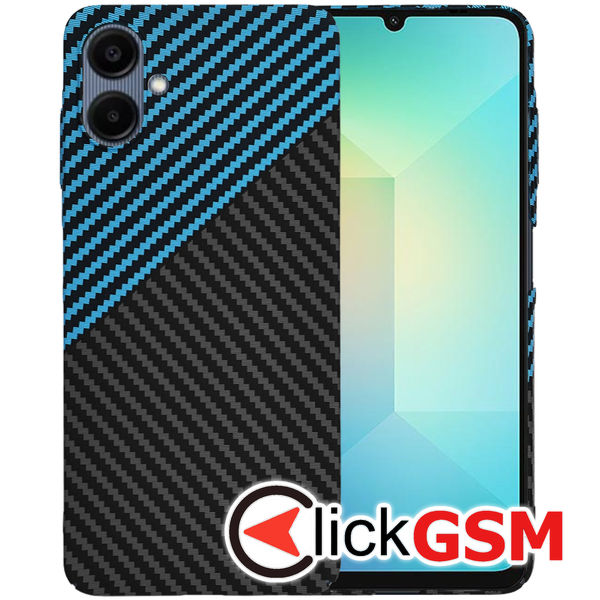 Techsuit - Carbonite FiberShell - Samsung Galaxy A06 - Blue Pulse