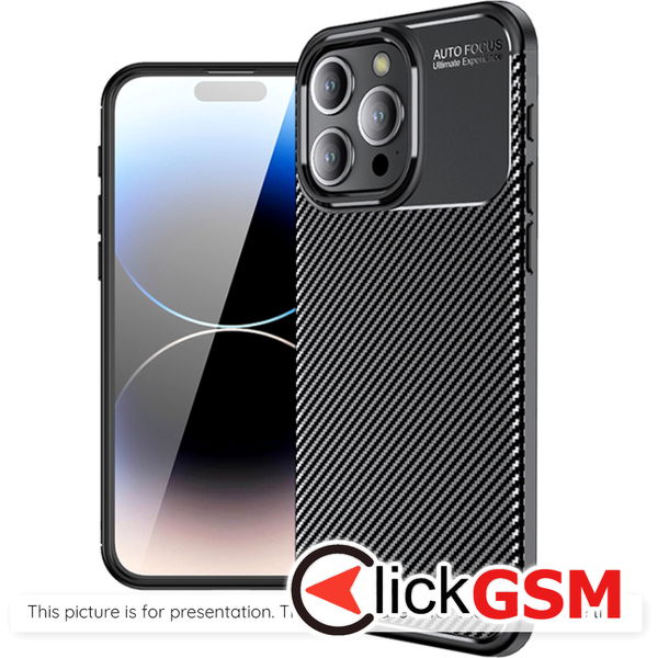 Techsuit - CarbonFiber - Samsung Galaxy A06 - Black