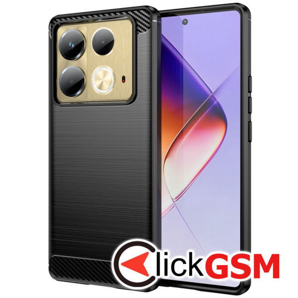 Techsuit - Carbon Silicone - Infinix Note 40 - Black