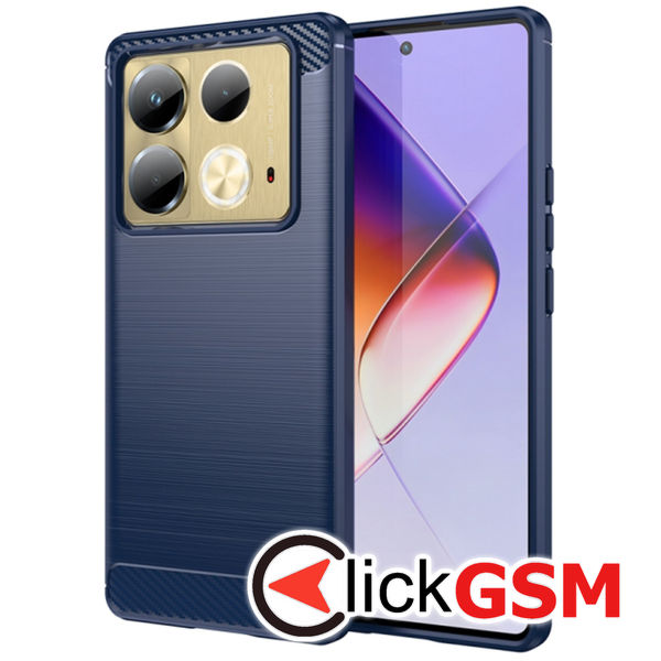 Techsuit - Carbon Silicone - Infinix Note 40 - Blue