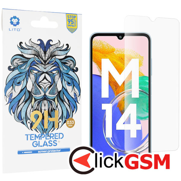 Lito - 2.5D Classic Glass - Samsung Galaxy M14 - Clear
