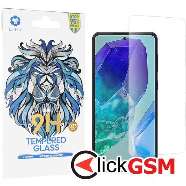 Lito - 2.5D Classic Glass - Samsung Galaxy M55 - Clear