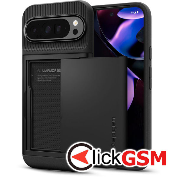 Spigen - Slim Armor CS - Google Pixel 9 Pro XL - Black