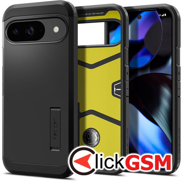 Spigen - Tough Armor - Google Pixel 9/ 9 Pro - Black