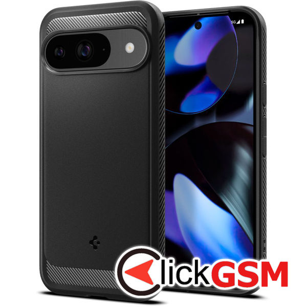 Spigen - Rugged Armor - Google Pixel 9 / 9 Pro - Black