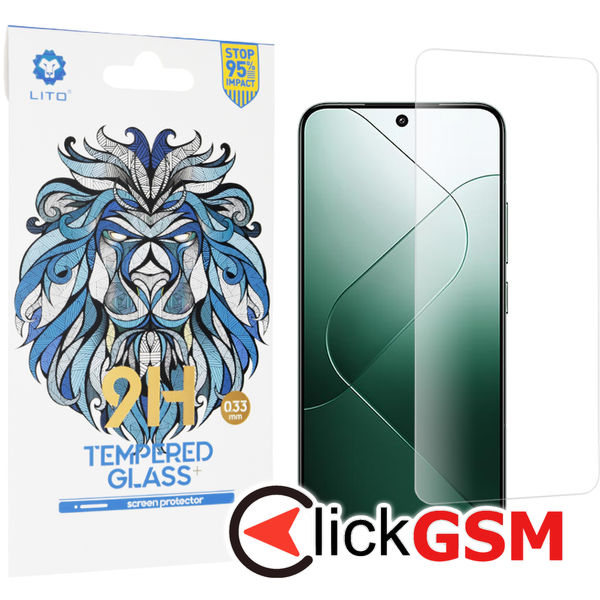 Lito - 2.5D Classic Glass - Xiaomi 14 - Clear