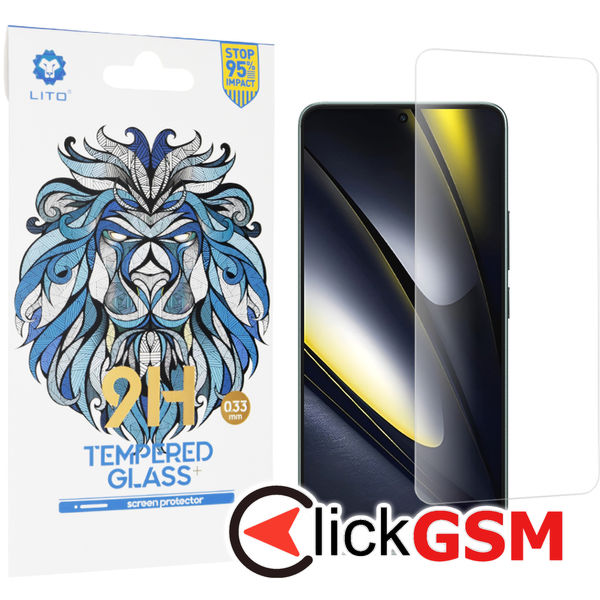 Lito - 2.5D Classic Glass - Xiaomi Poco F6 - Clear