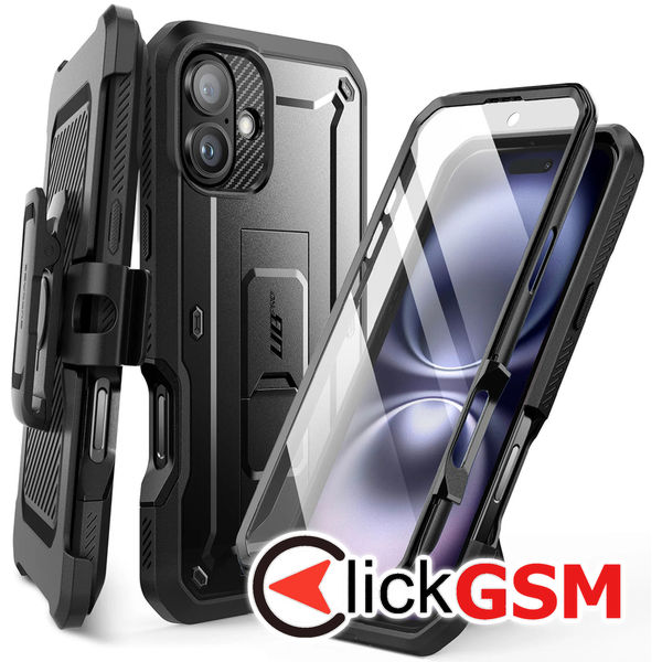 Supcase - Unicorn Beetle Pro - iPhone 16 - Black