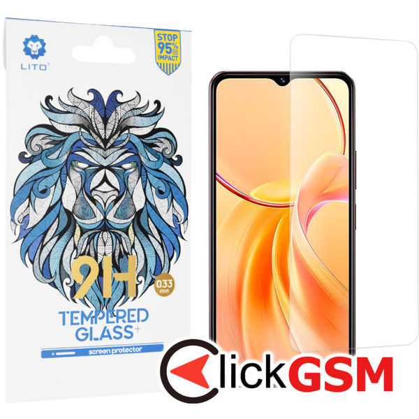 Lito - 2.5D Classic Glass - Vivo Y28s - Clear