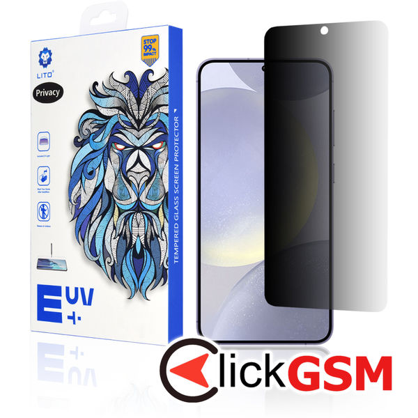 Lito - 3D UV Glass - Samsung Galaxy S24 Plus - Privacy