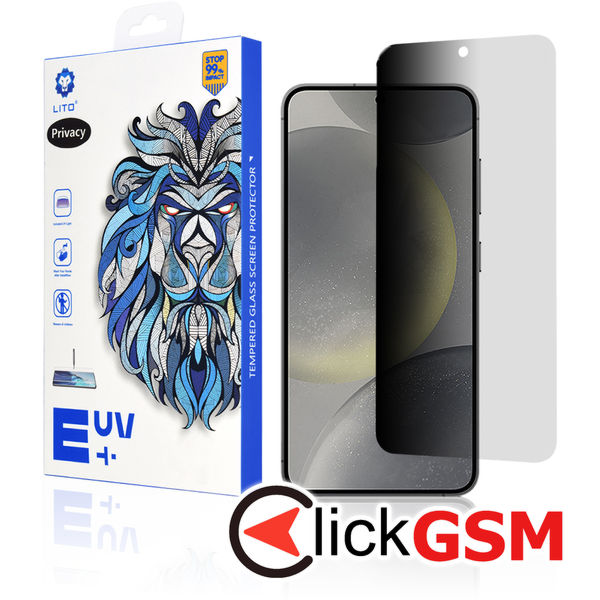 Lito - 3D UV Glass - Samsung Galaxy S24 - Privacy