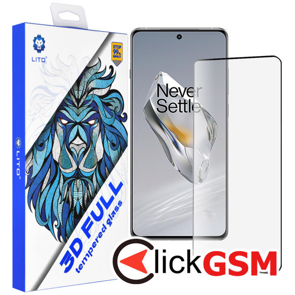 Lito - 3D Full Cover - OnePlus 12 - Black