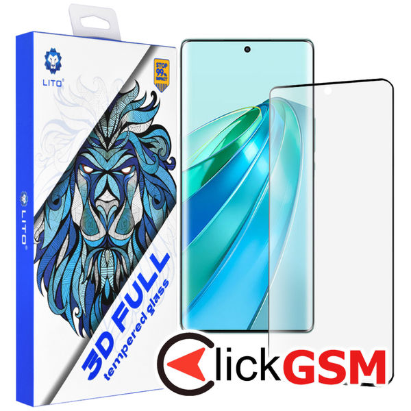 Lito - 3D Full Cover - Honor X9a - Black