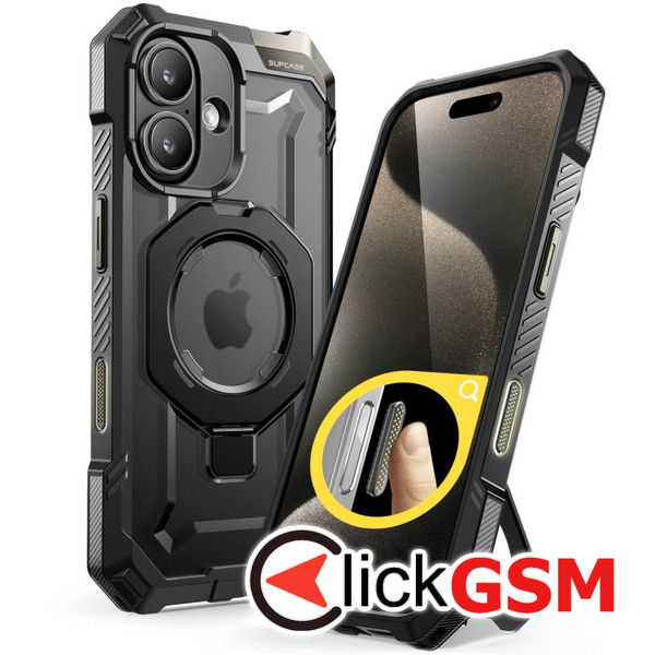 Supcase - Unicorn Beetle Defender - iPhone 16 Plus - Black