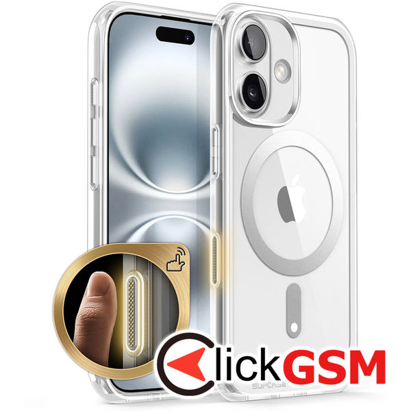 Supcase - Unicorn Beetle Slim Clear MagSafe - iPhone 16 Plus - Clear