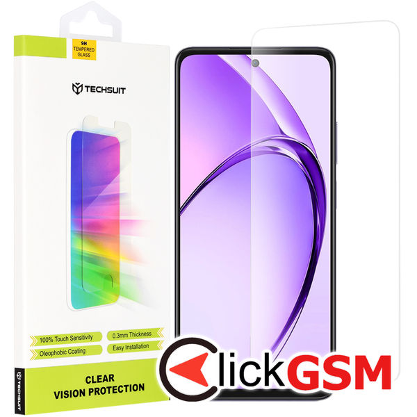 Techsuit - Clear Vision Glass - Oppo A80 5G - Transparent