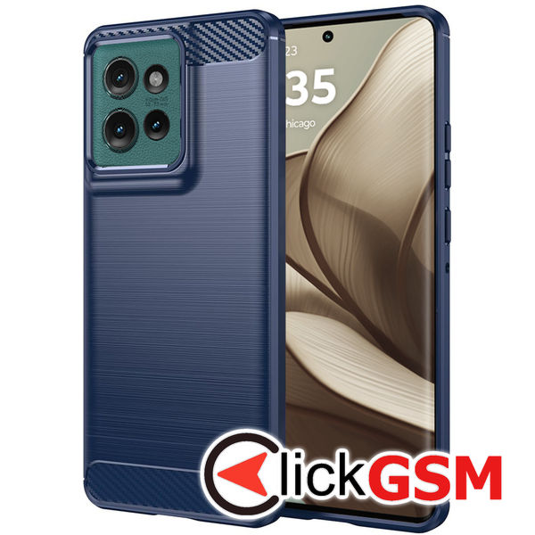 Techsuit - Carbon Silicone - Motorola Edge 50 - Blue