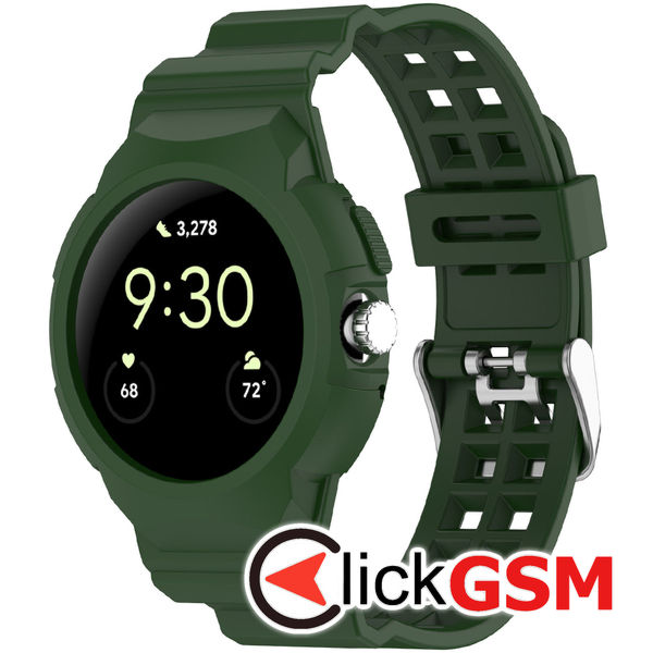 Techsuit - Watchband (W065) - Google Pixel Watch / Watch 2 / Watch 3 41mm - Green