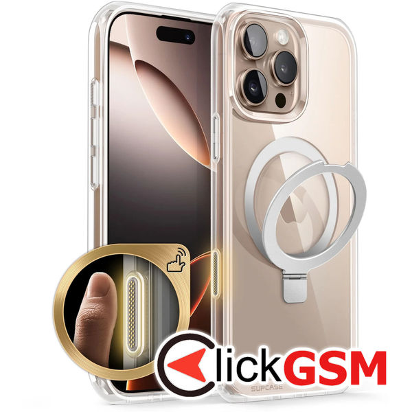 Supcase - Unicorn Beetle MagStand - iPhone 16 Pro - Clear