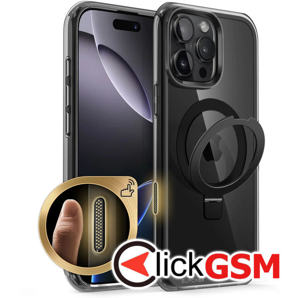 Supcase - Unicorn Beetle MagStand - iPhone 16 Pro - Frost Black