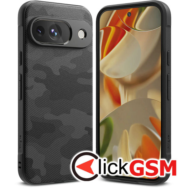 Ringke - Onyx Design - Google Pixel 9 - Camo Black