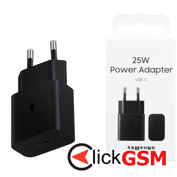 Samsung - Original Wall Charger T2510 (EP-T2510NBEGWW) - Type-C Super Fast Charging 25W - Black (Blister Packing)