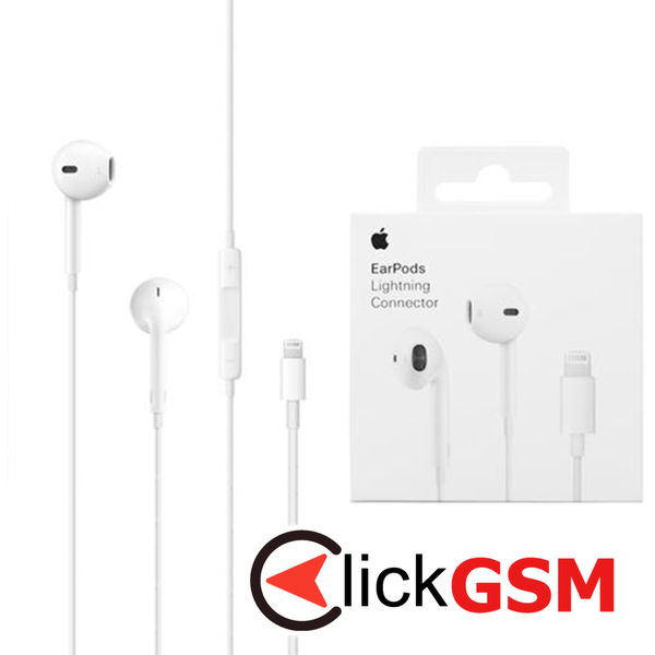 Apple - Original Wired Earphones A1748 (MWTY3ZM/A) - Lightning, In-Ear, with Microphone, 1.2m - White (Blister
