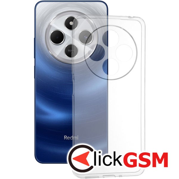 Techsuit - Clear Silicone - Xiaomi Redmi 14C - Transparent