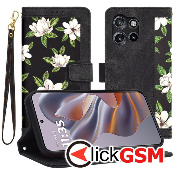 Techsuit - FlipCraft - Motorola Edge 50 Neo / Motorola ThinkPhone 25 - Flowers of the Dawn