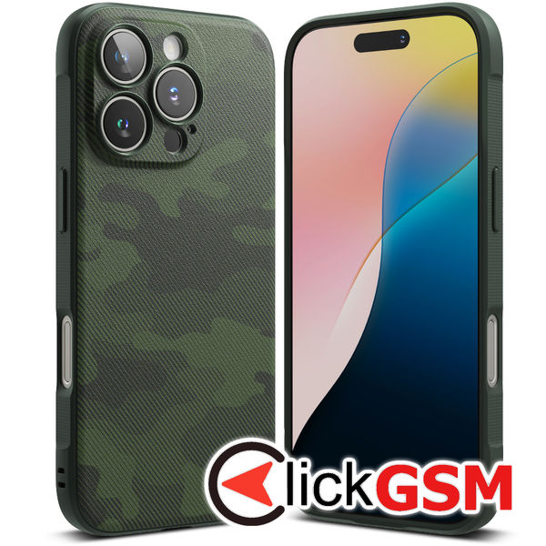 Ringke - Onyx Design - iPhone 16 Pro Max - Camo Green