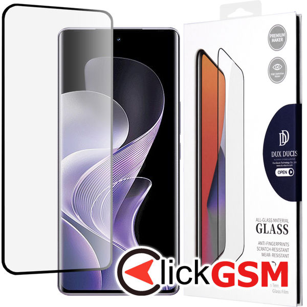 Dux Ducis - Tempered Glass - Vivo V40 - Black