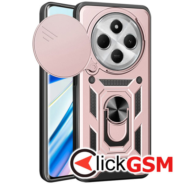 Techsuit - CamShield Series - Xiaomi Redmi 14C / Poco C75 - Rose Gold