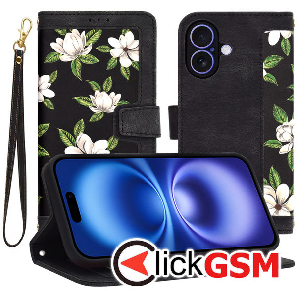 Techsuit - FlipCraft - iPhone 16 - Flowers of the Dawn