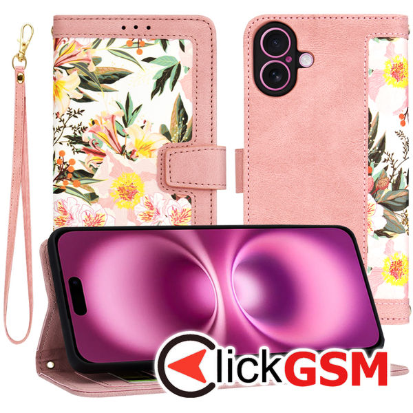 Techsuit - FlipCraft - iPhone 16 Plus - Sweetheart Pink