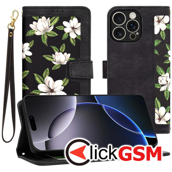 Techsuit - FlipCraft - iPhone 16 Pro Max - Flowers of the Dawn