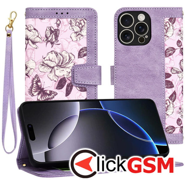 Techsuit - FlipCraft - iPhone 16 Pro Max - Mysterious Purple